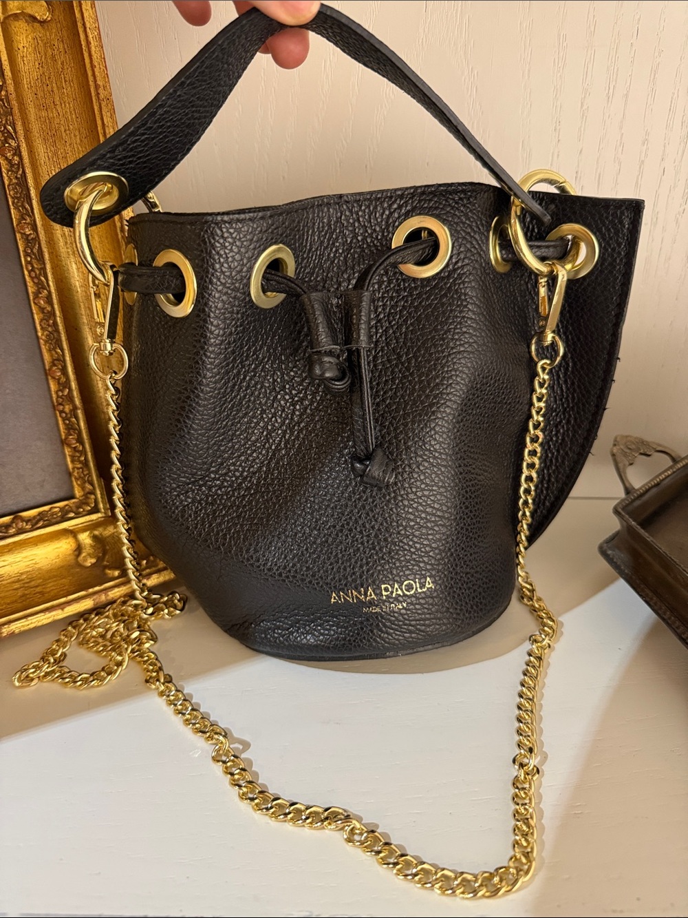 Anna Paola Leather Handbag